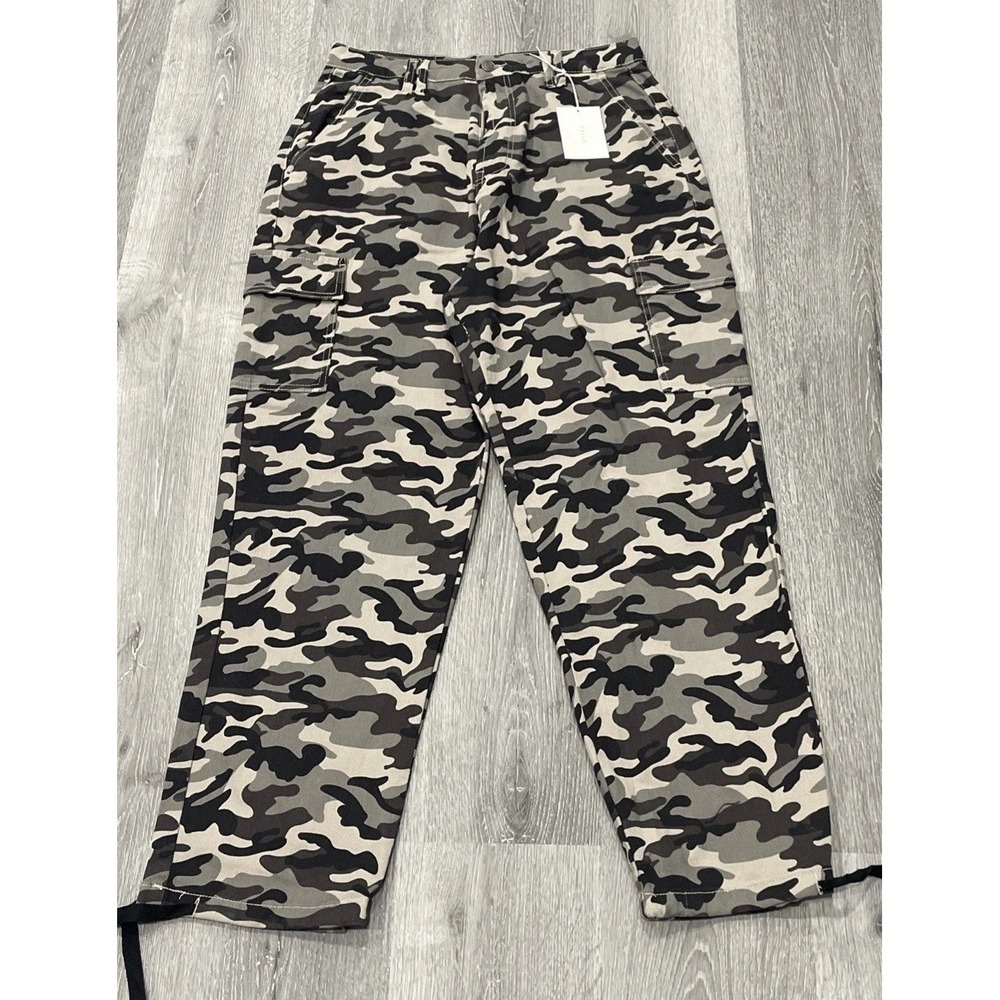 CELLO 90's Baggy Jeans Camouflage Cargo Pants Women's Size‎ 7